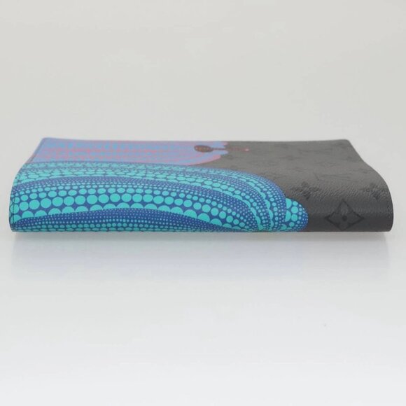 LOUIS VUITTON Monogram Yayoi Kusama Quverture Carnet Note Cover Blue - Picture 3 of 15